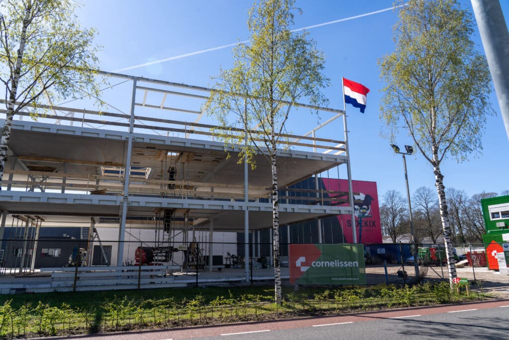 Hoogste punt van de bouw is bereikt