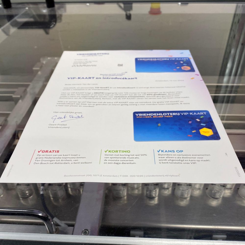 Plastic Card Vriendenloterij